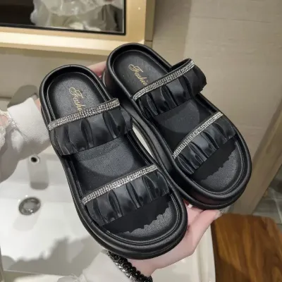 NEW THICK-SOLED PLATFORM SLIPPERS FOR WOMEN